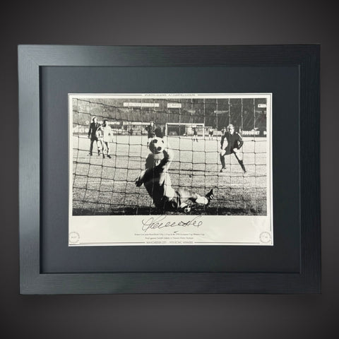 FRAMED Francis Lee Hand Signed - Manchester City 1970 ECWC Winners £450