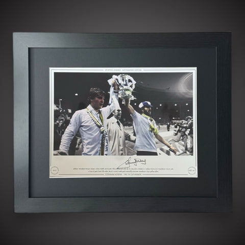 Framed Ricardo Villa Hand Signed Tottenham Hotspur 1981 FA Cup Winners Photo0