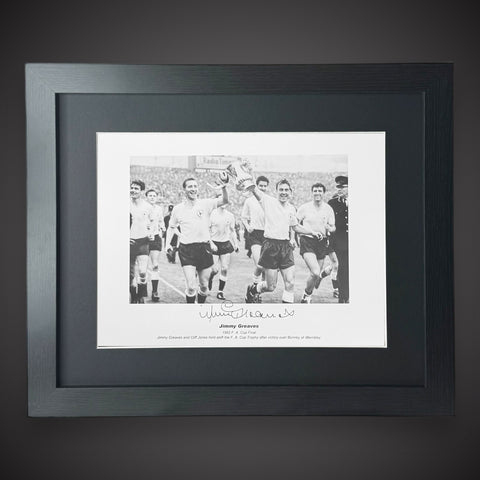 FRAMED Jimmy Greaves Signed Photo Tottenham Hotspur Legend £450