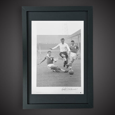 Jimmy Greaves Fantastic Framed & Hand Signed Photo Tottenham Hotspur  £550