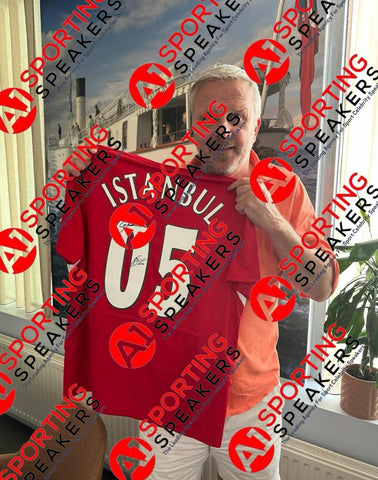 Liverpool 2005 Champions League Final Retro Shirt Signed By 15  £799 With COA13