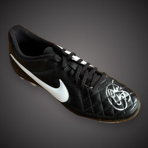 Ole Gunnar Solskjaer Signed Football Boot Manchester United In A Dome Frame £2691