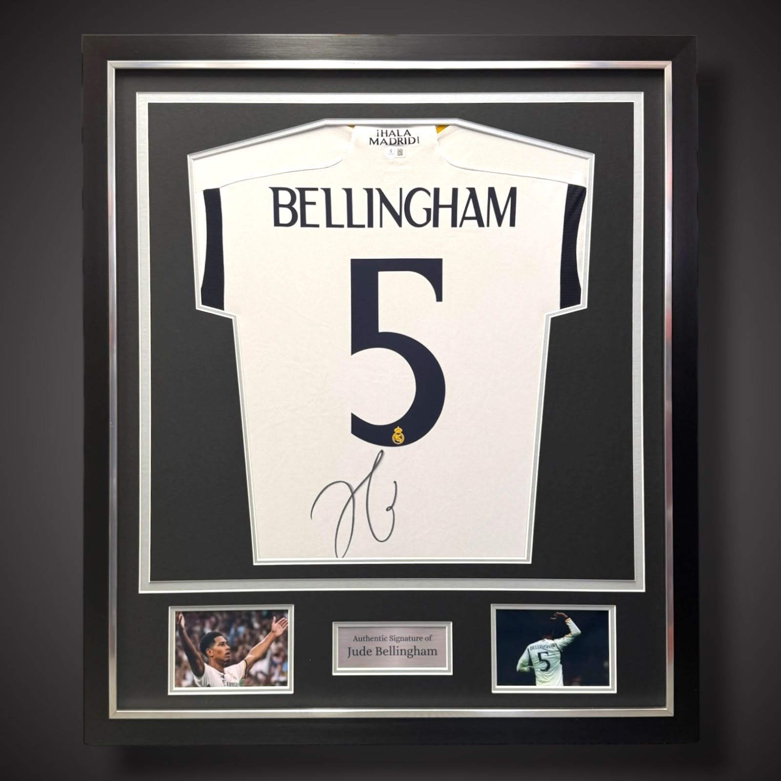 Deluxe Framed Jude Bellingham Signed Real Madrid Shirt 2024-25 £4990
