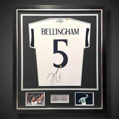 Deluxe Framed Jude Bellingham Signed Real Madrid Shirt 2024-25 £4990