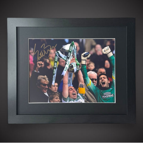 Framed - Scott Brown Celtic Hand Signed Football Photo £64.990