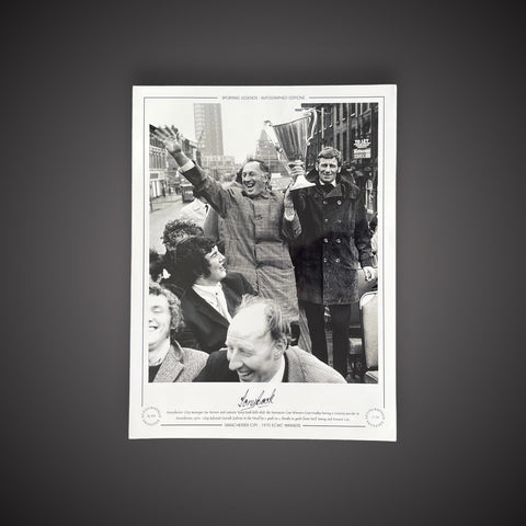 Manchester City-1970 ECWC Winners -  Tony Book Signed Photo £250