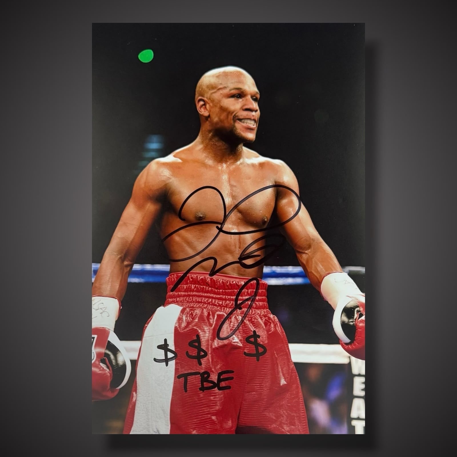 Floyd “Money” Mayweather Hand Singed 12x8 Photograph £349 With COA0