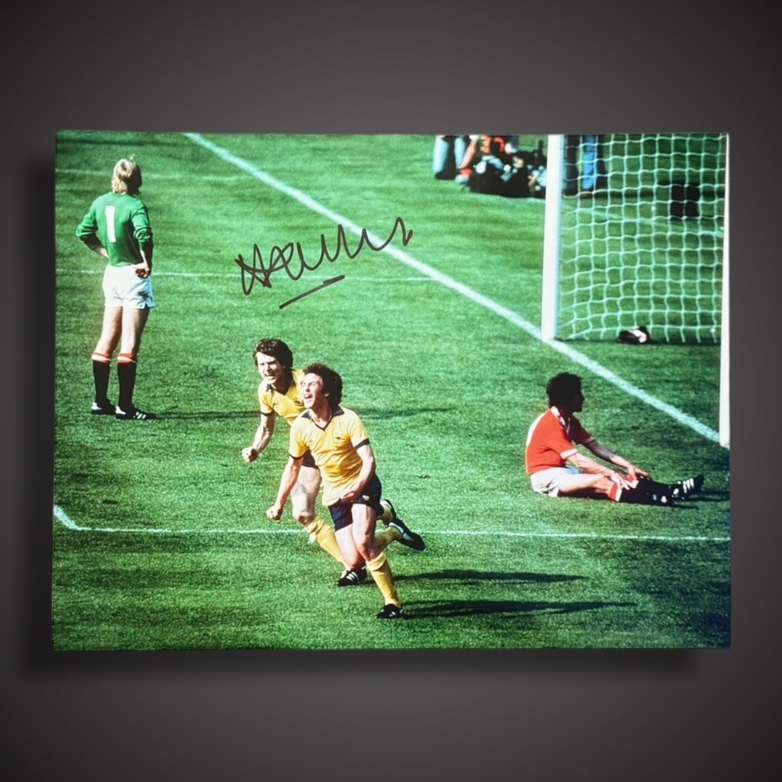 Alan Sunderland Signed Arsenal Photo 1979 FA Cup Winner £25 12X160