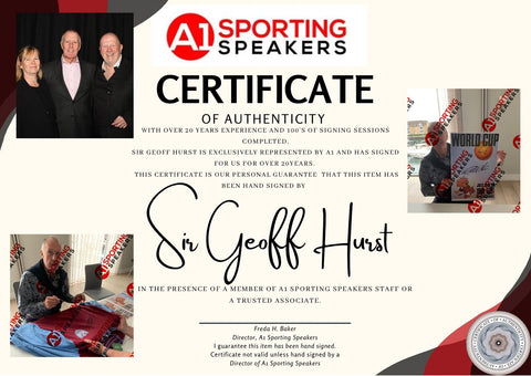 Sir Geoff Hurst England 66 Hat-Trick Trade Deal Mixed 10 x Photos £100 RRP £2993