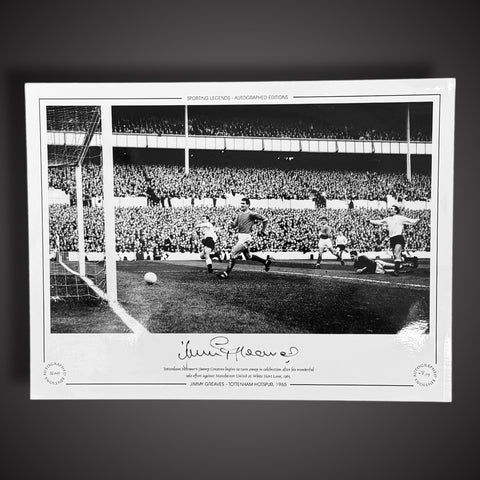 FRAMED Jimmy Greaves Signed Photo Spurs Legend £451