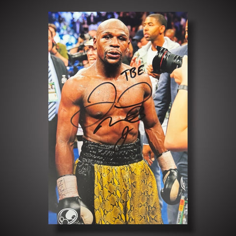 Floyd “Money” Mayweather Hand Singed 12x8 Photograph £349 With COA0