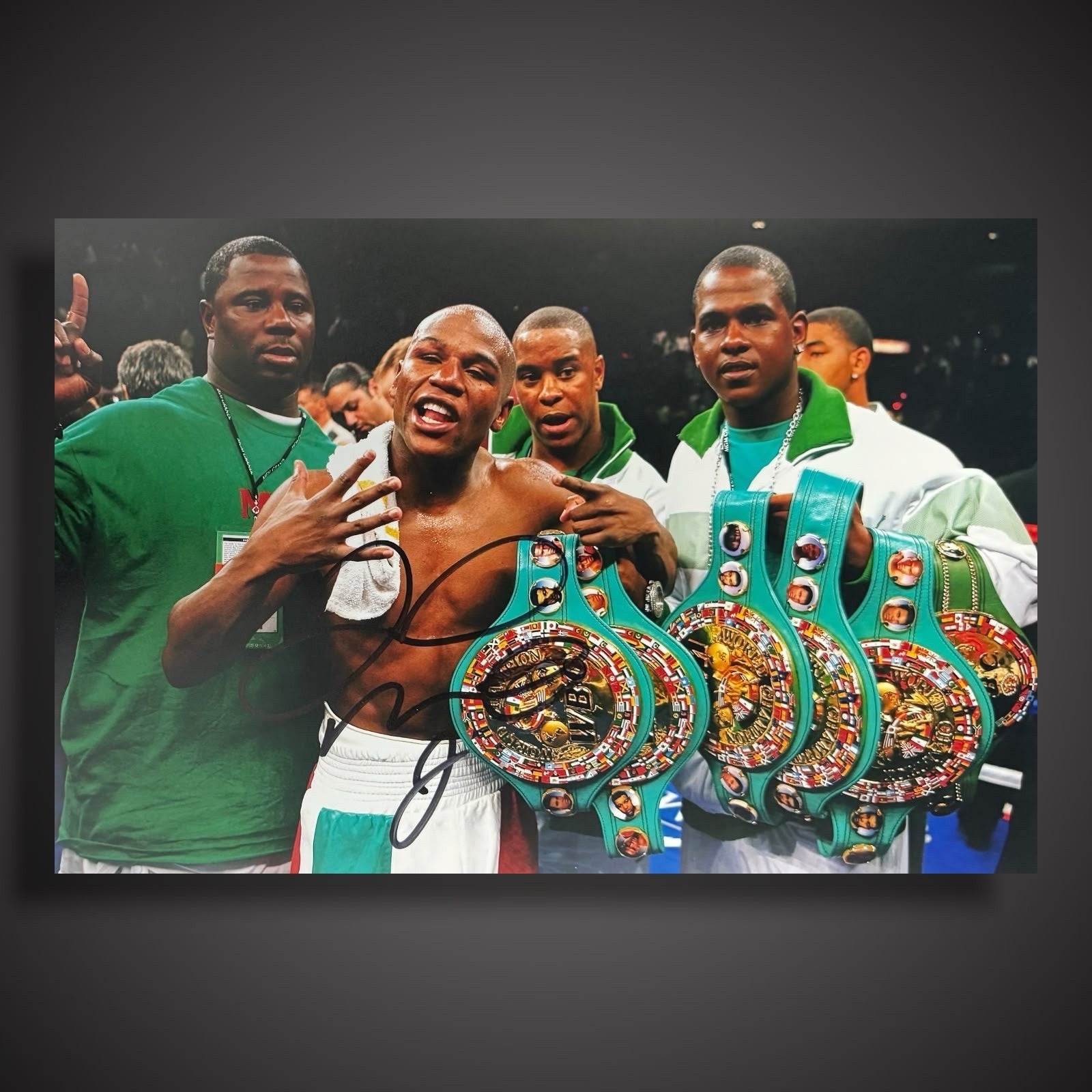 Floyd Money Mayweather Hand Singed 12x8 Photo £349 Recently Signed With COA0