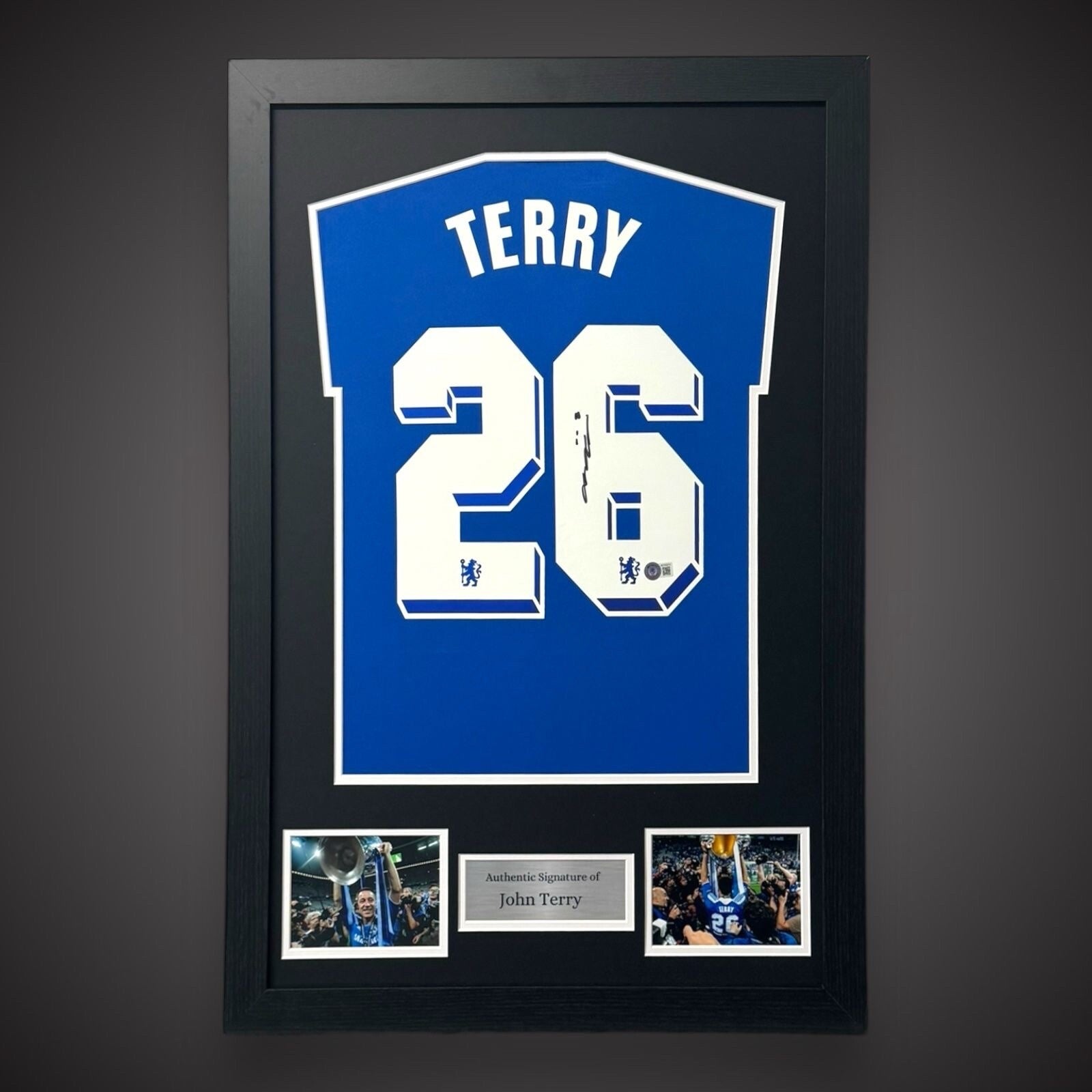 John Terry Hand Signed And Framed Chelsea Football Shirt £299 With COA0