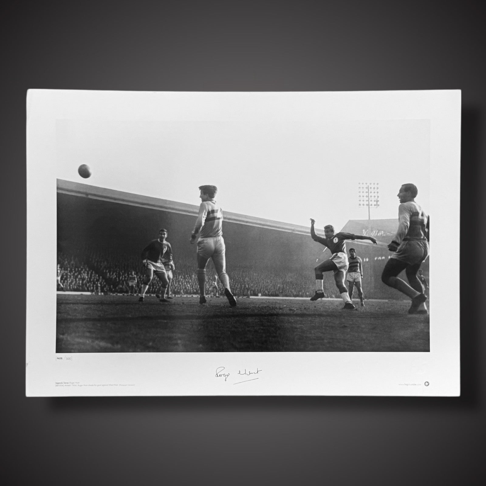 Sir Roger Hunt Signed A2 Size Liverpool Photo £30 16X230