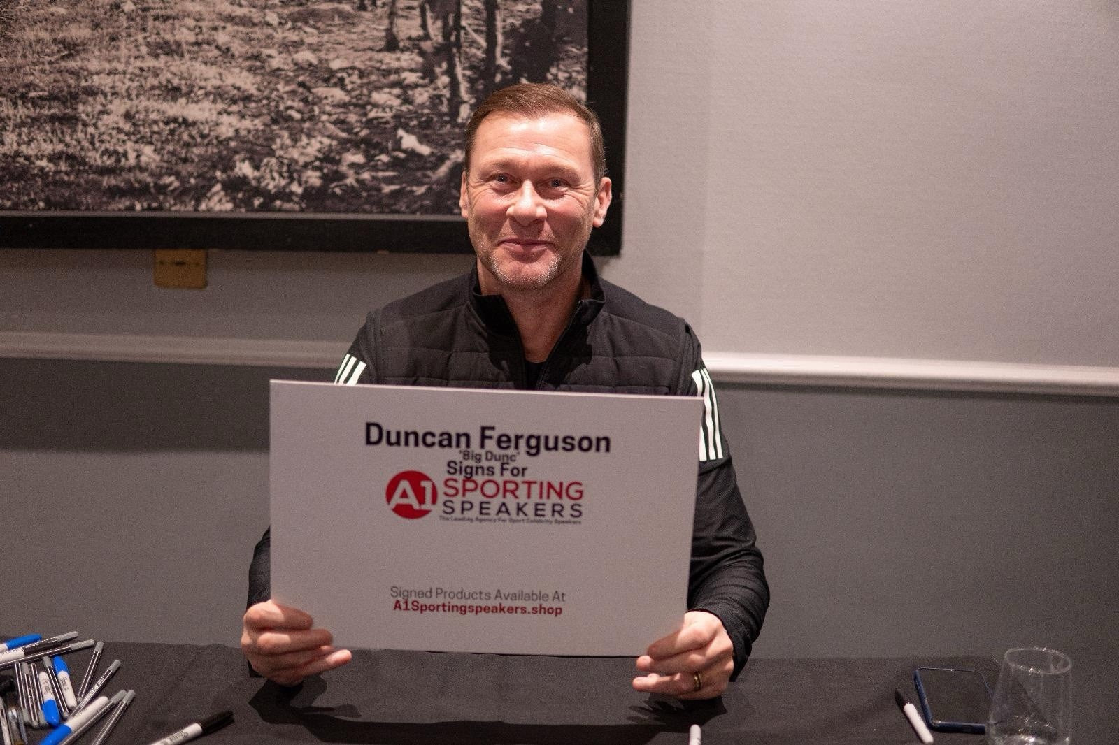 Duncan Ferguson & Wayne Rooney  Hand Signed Everton Photograph £59.992