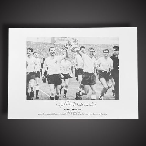 FRAMED Jimmy Greaves Signed Photo Tottenham Hotspur Legend £451
