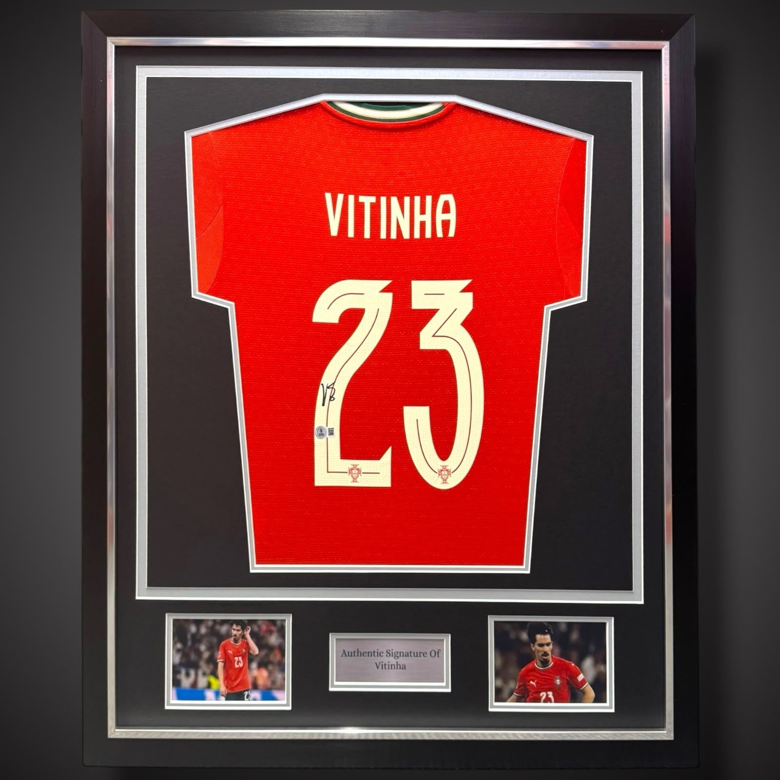 Vitinha Hand Signed And Framed Portugal Football Shirt - With COA £4990