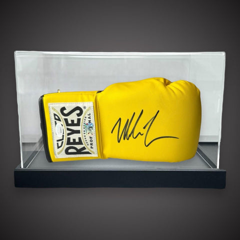Mike Tyson Hand Signed Reyes Boxing Glove With COA £350 With Acrylic Case0