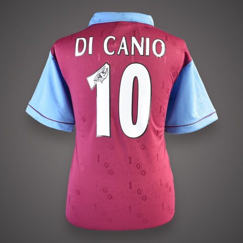 Very Nice West Ham United Signed Shirt By Paolo Di Canio COA £1490
