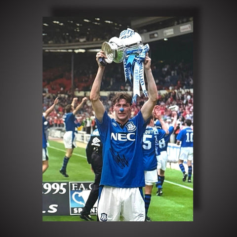 Duncan Ferguson Hand Signed Everton Photograph £29.99 With COA0