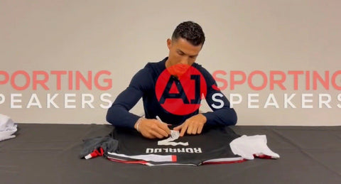 Cristiano Ronlaod Hand Signed Juventus Football Shirt Framed £599 With COA 4