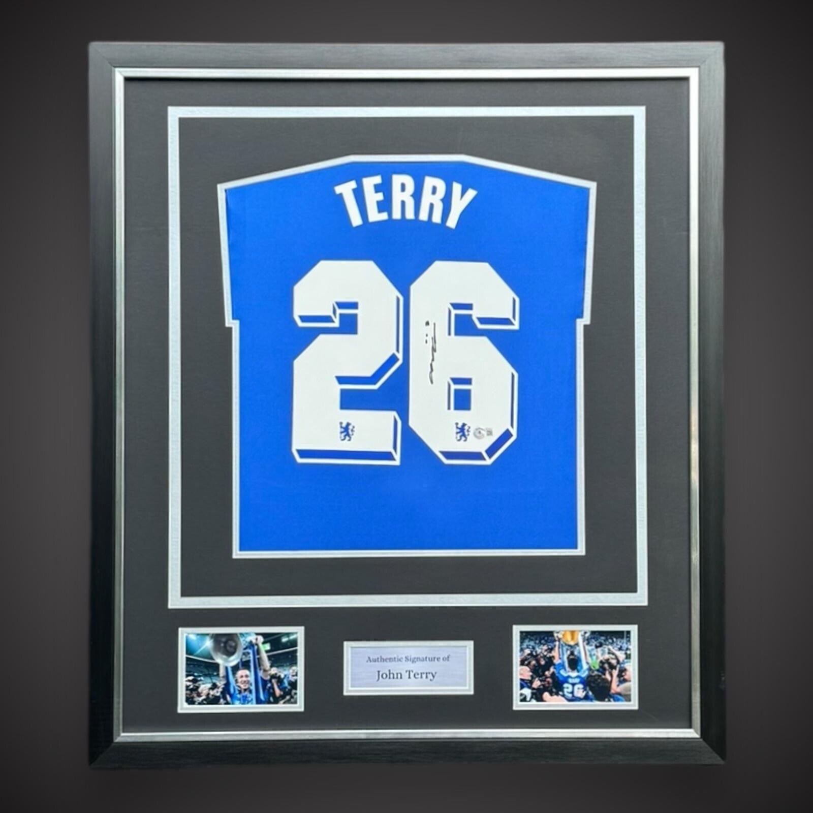 John Terry Hand Signed And Deluxe Framed Chelsea Football Shirt £349 With COA0