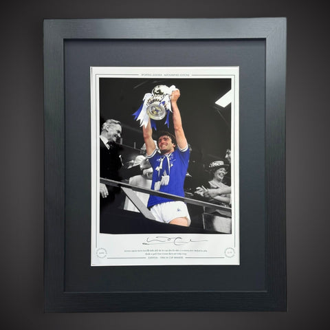 Framed Kevin Ratcliffe Signed Everton Photo £44.99 16X200