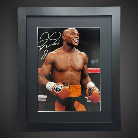Floyd Money Mayweather  Hand Singed Framed  12x16 Photograph £549 With COA0