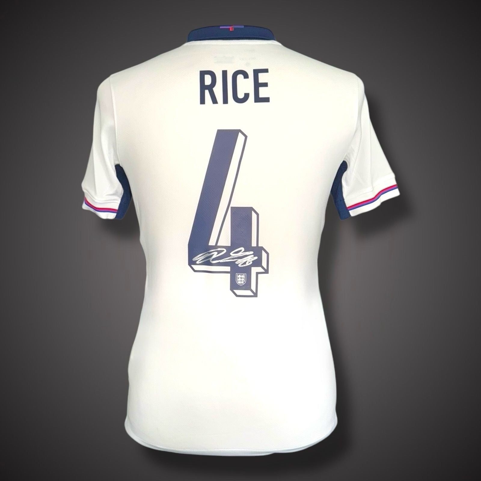 Hand Signed Declan Rice England Football Shirt With Coa £2990