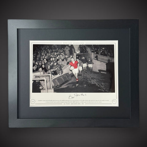 Framed Bill Foulkes - Manchester United Hand Signed Photo £39.99 16X200