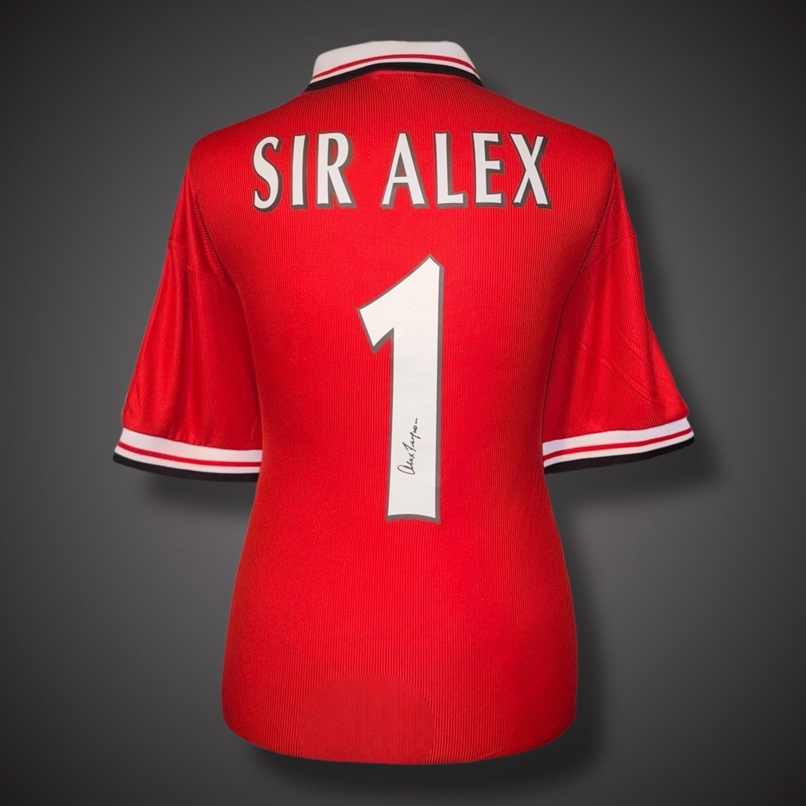 Sir Alex Ferguson Hand Signed Manchester Untied Football Shirt £5990
