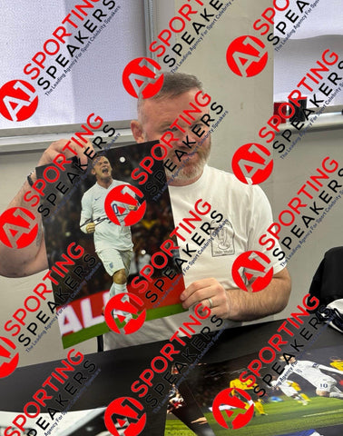 Wayne Rooney Hand Signed 16x12 England Photo  With COA  £454