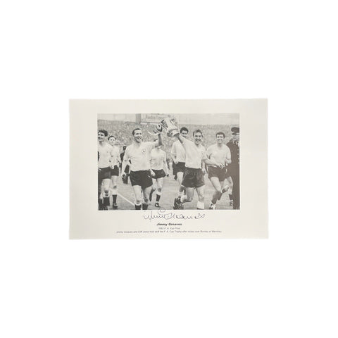 Jimmy Greaves Signed Photo Tottenham Hotspur Legend £250