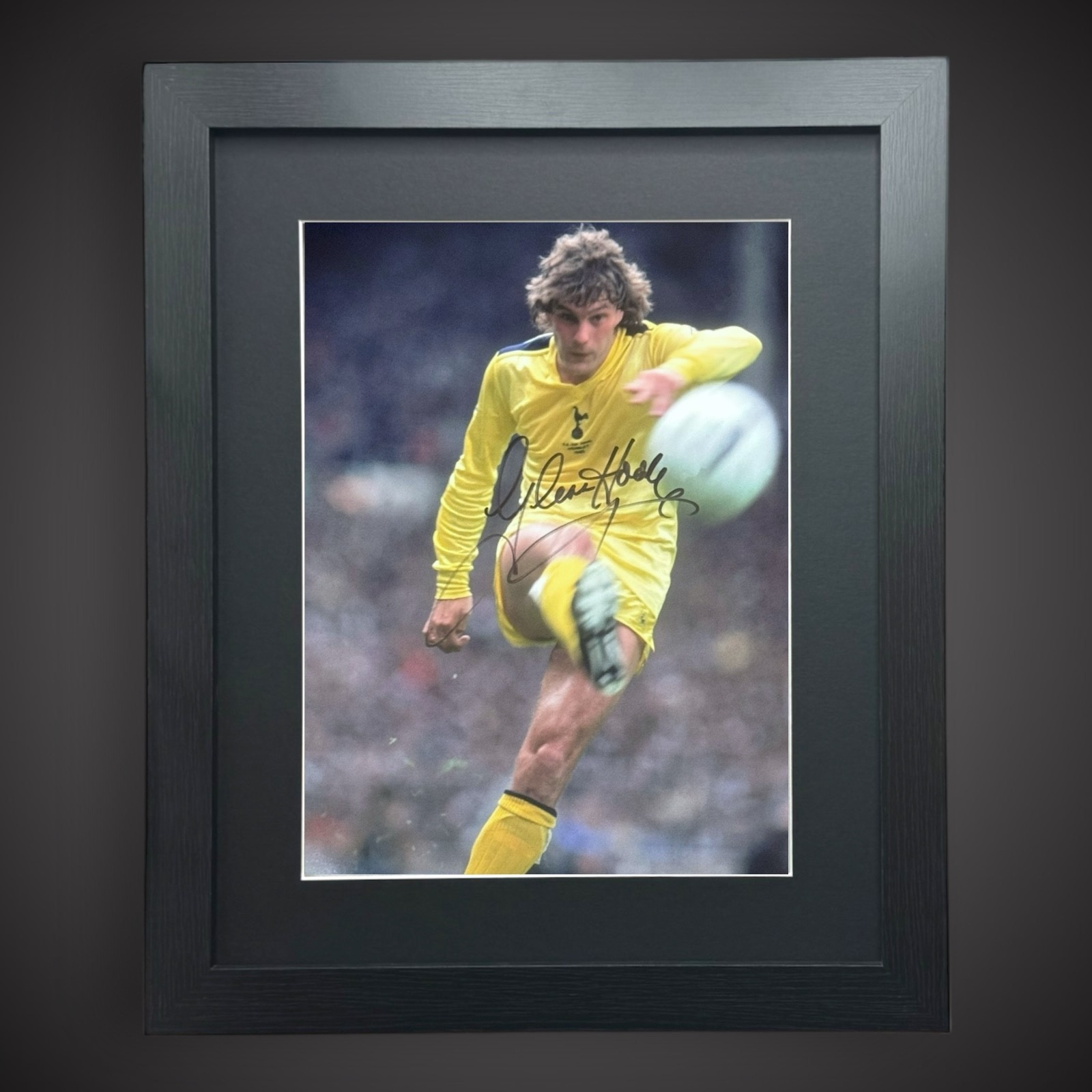 GLENN HODDLE SPURS SIGNED 16x12 PHOTO TOTTENHAM LEGEND BUy Now For Just £550