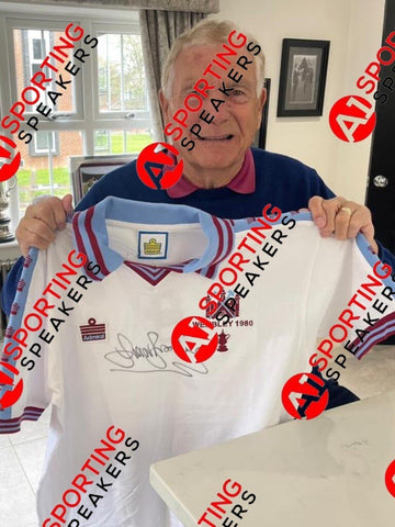 Trevor Brooking West Ham 1980 FA Cup Winners Shirt £175 With COA Superb3