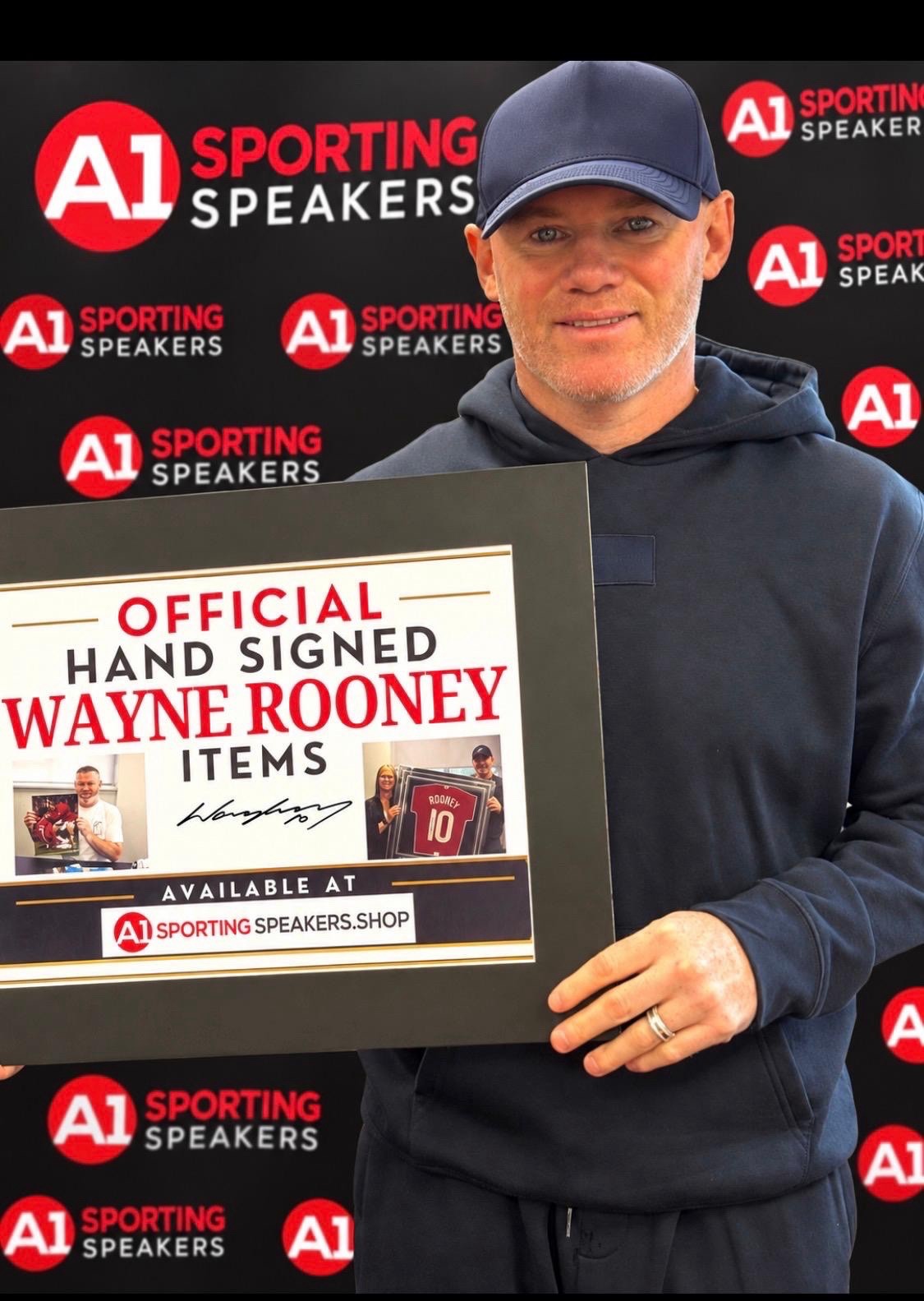 Framed - Wayne Rooney Manchester United Hand Signed Photo With COA6
