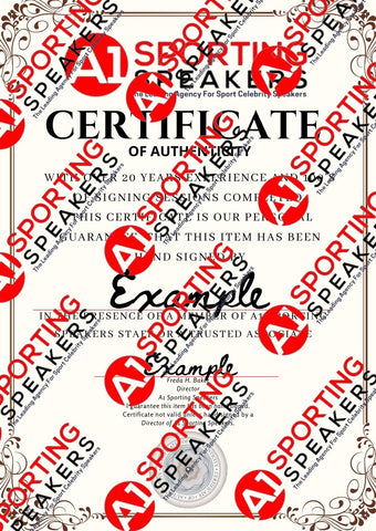 Wayne Rooney & Eric Cantona Signed And Framed Street Sign Manchester United £2992