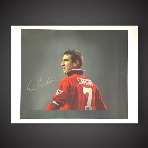 Manchester United - Eric  Cantona ‘The King’  Signed  Canvas Photo £185 With COA0