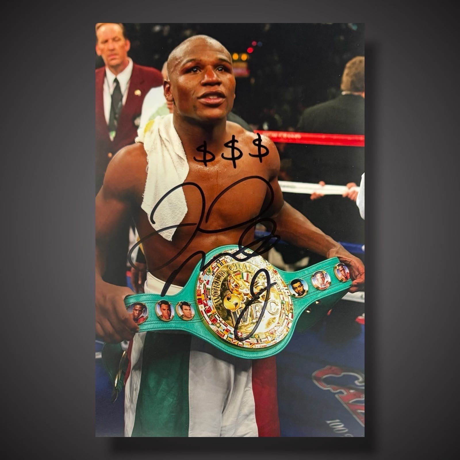 Floyd “Money” Mayweather Hand Singed 12x8 Photograph £349 With COA0