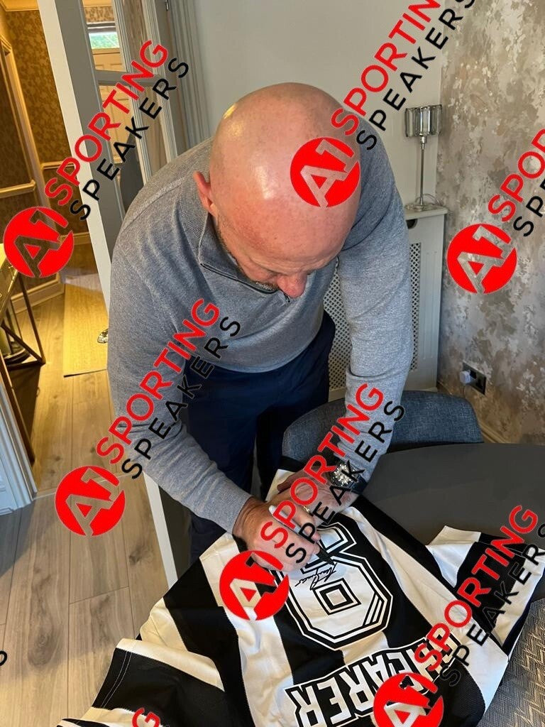 Framed Alan Shearer Hand Signed Newcastle Football Shirt With COA  £2752