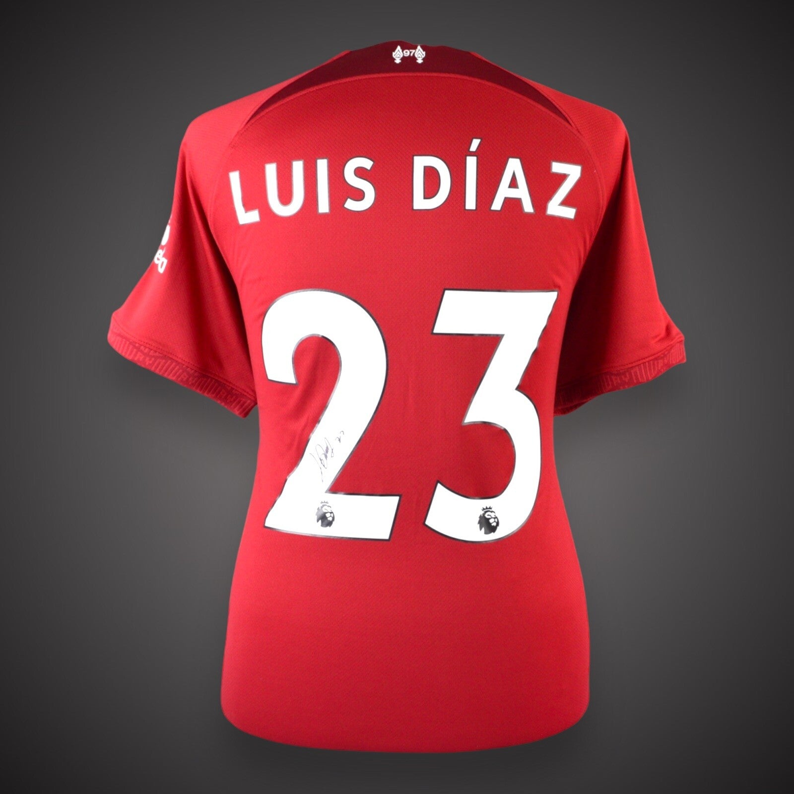 Luis Diaz Signed Liverpool This Season Shirt Private Signing COA £1490