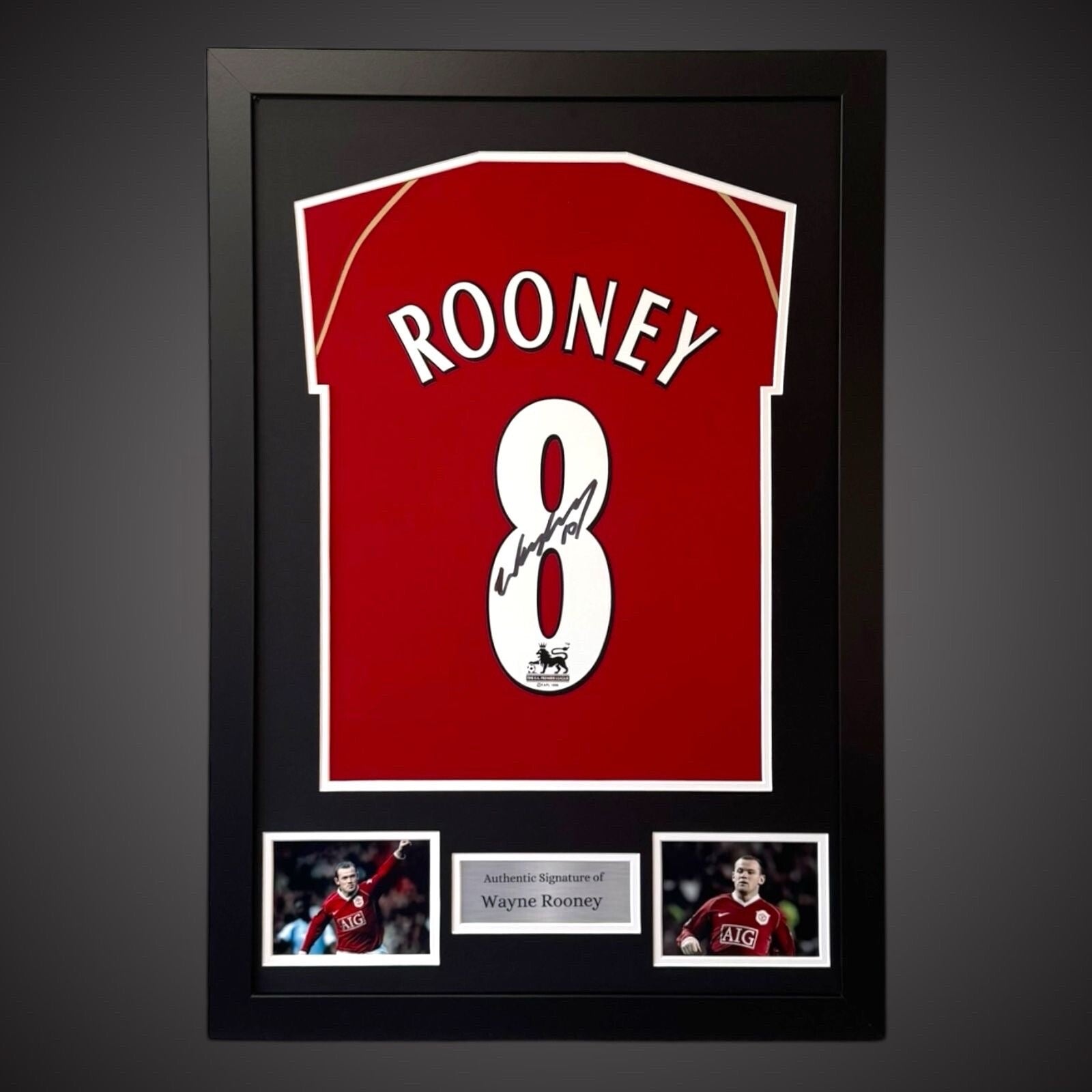 Wayne Rooney Hand Signed 2006/07 Framed Manchester United Shirt With COA £1850