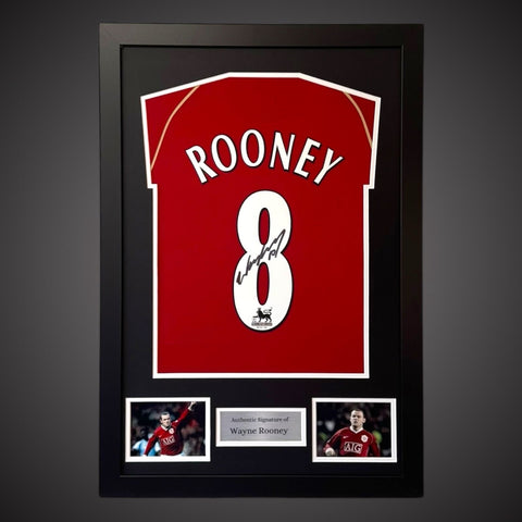 Wayne Rooney Hand Signed 2006/07 Framed Manchester United Shirt With COA £1850