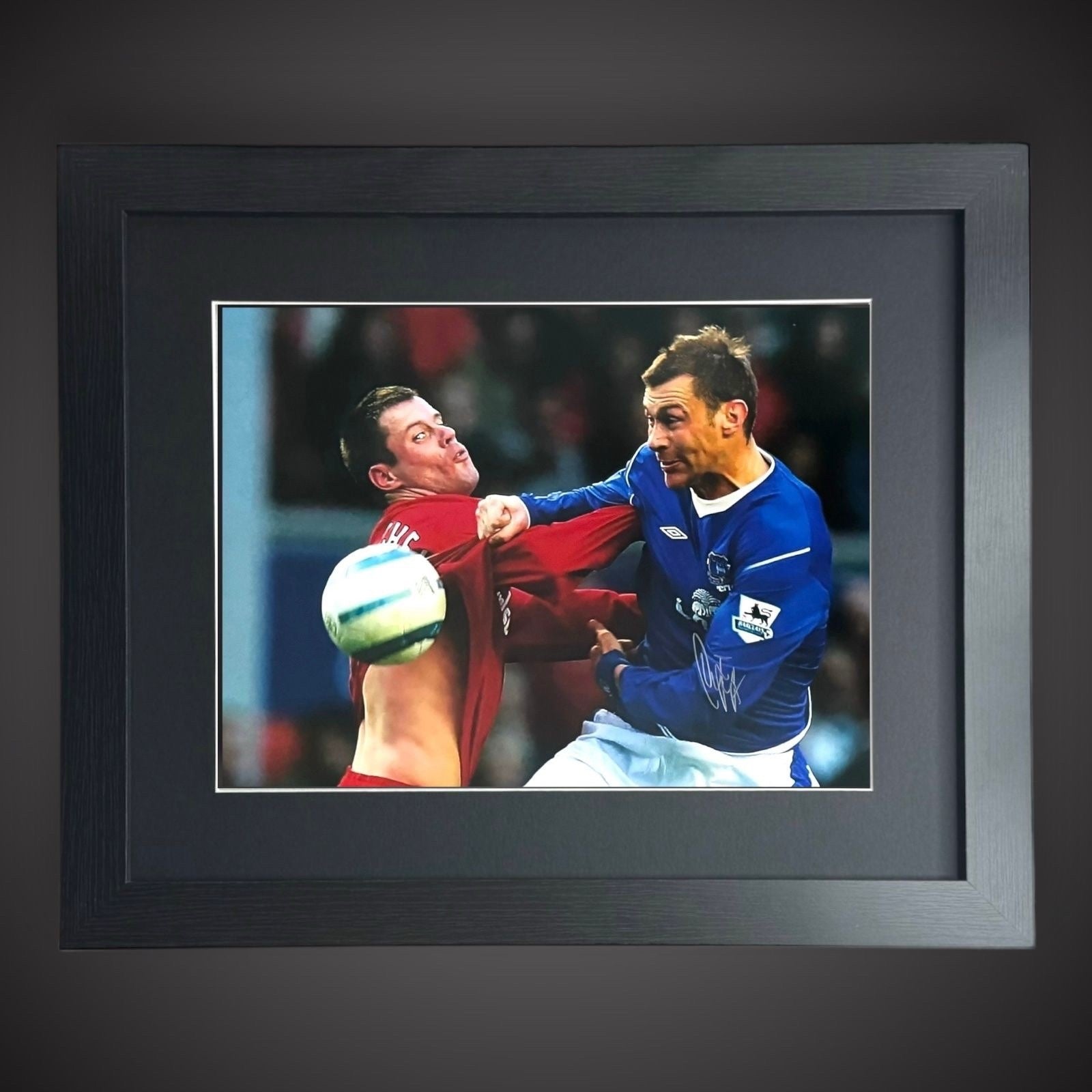 Framed Duncan Ferguson Hand Signed Everton Photograph £59.98 With COA0