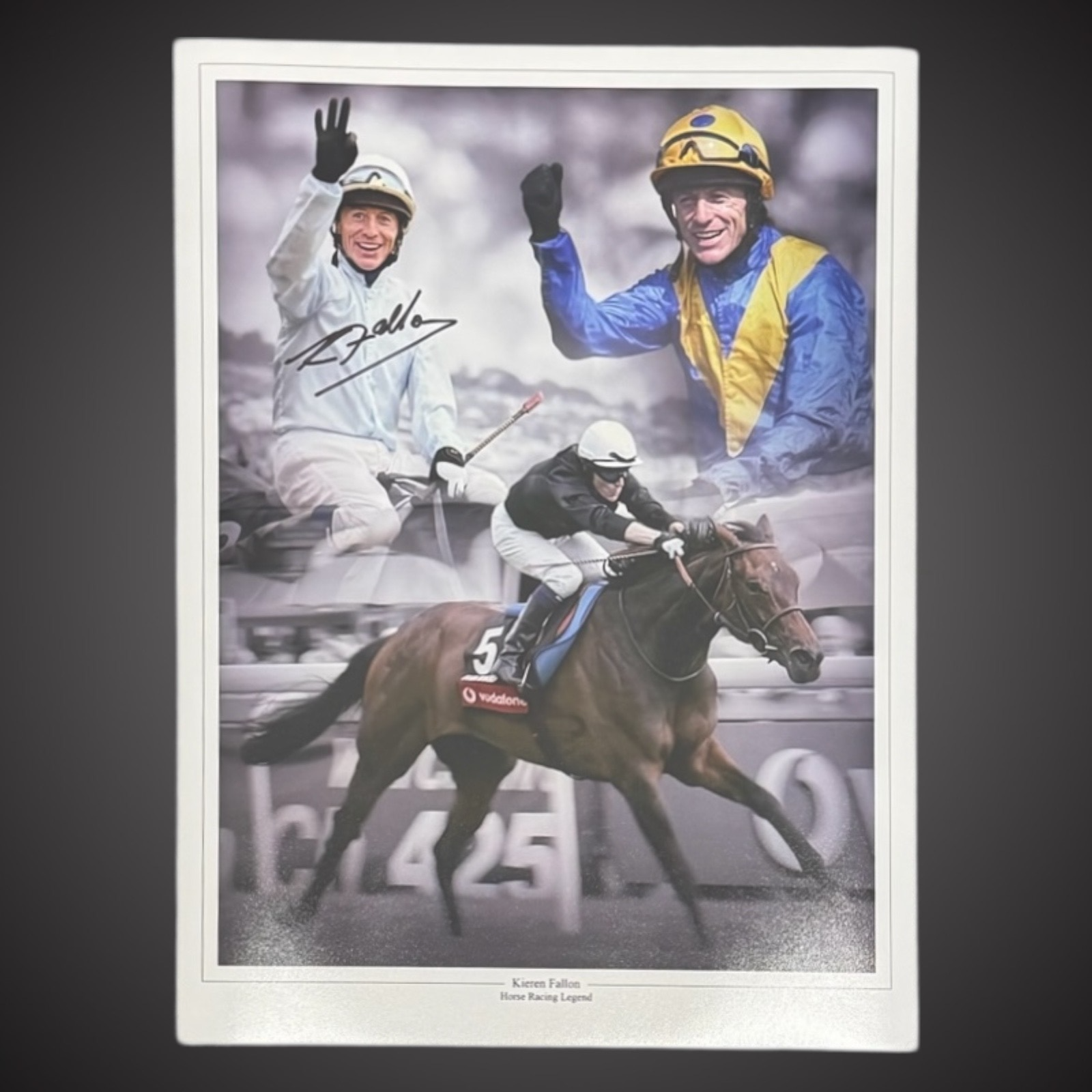 Kieren Fallon Horse Racing Legend Signed Photo £25 12X160