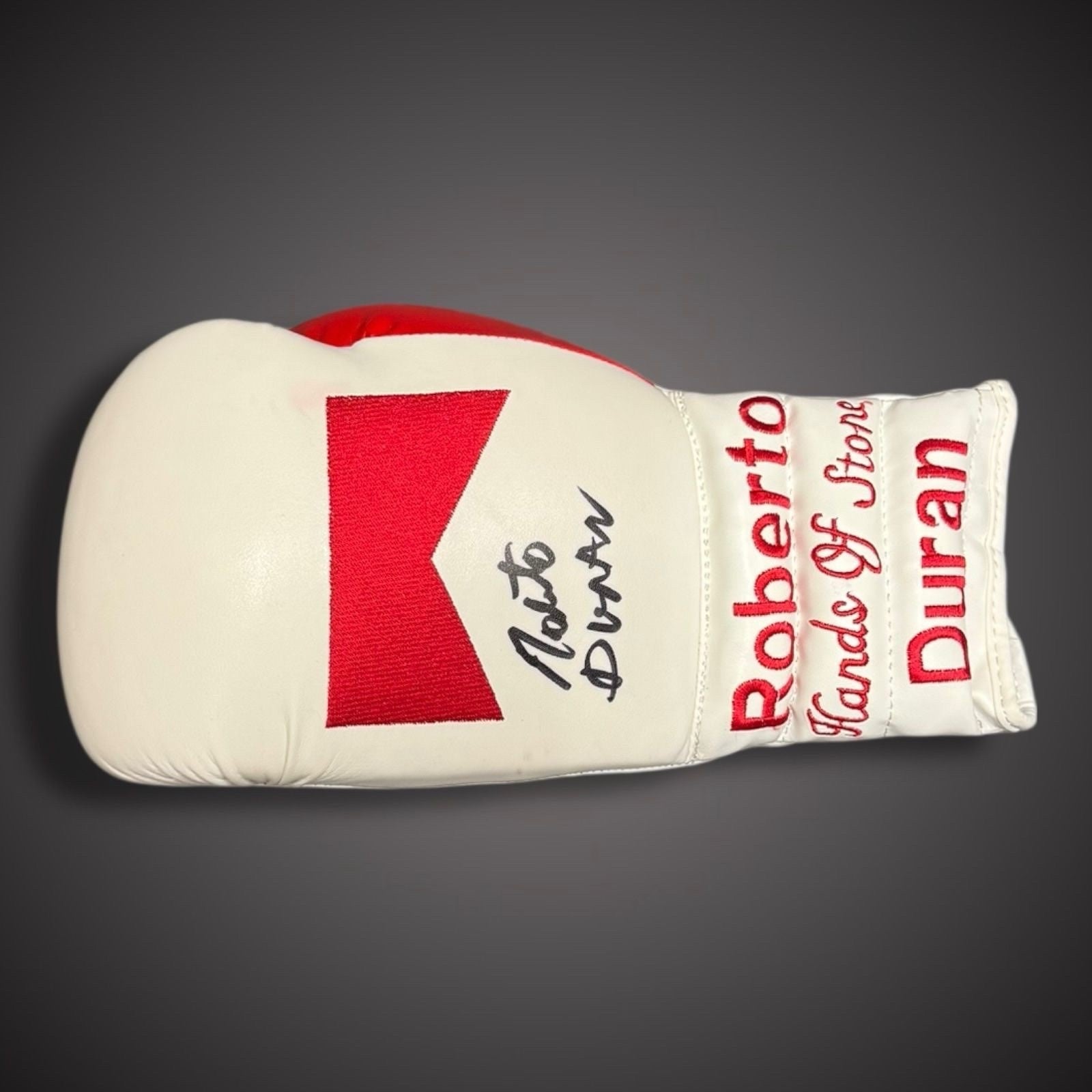Roberto Duran Hand Signed Boxing Glove £199 With COA Hands Of Stone0