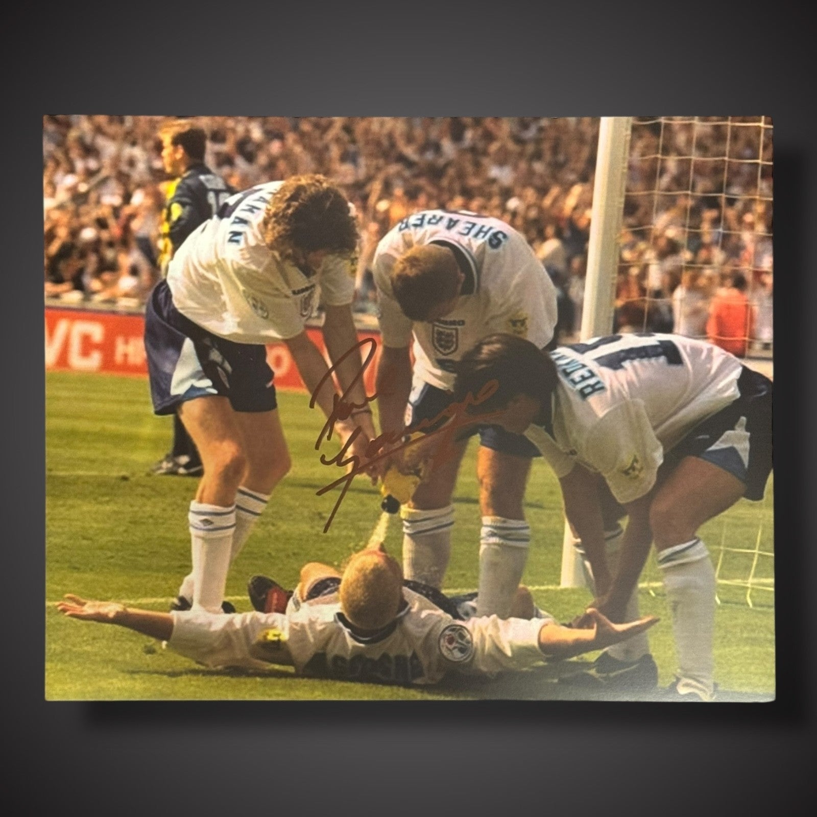 Paul GAZZA Gascoigne England HAND SIGNED Photo  £35 16X200