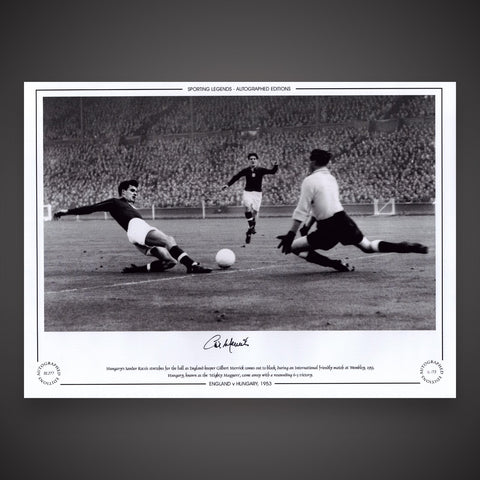 Framed England V Hungary 1953 Signed Photo By Gilbert Merrick £44.99 16X201