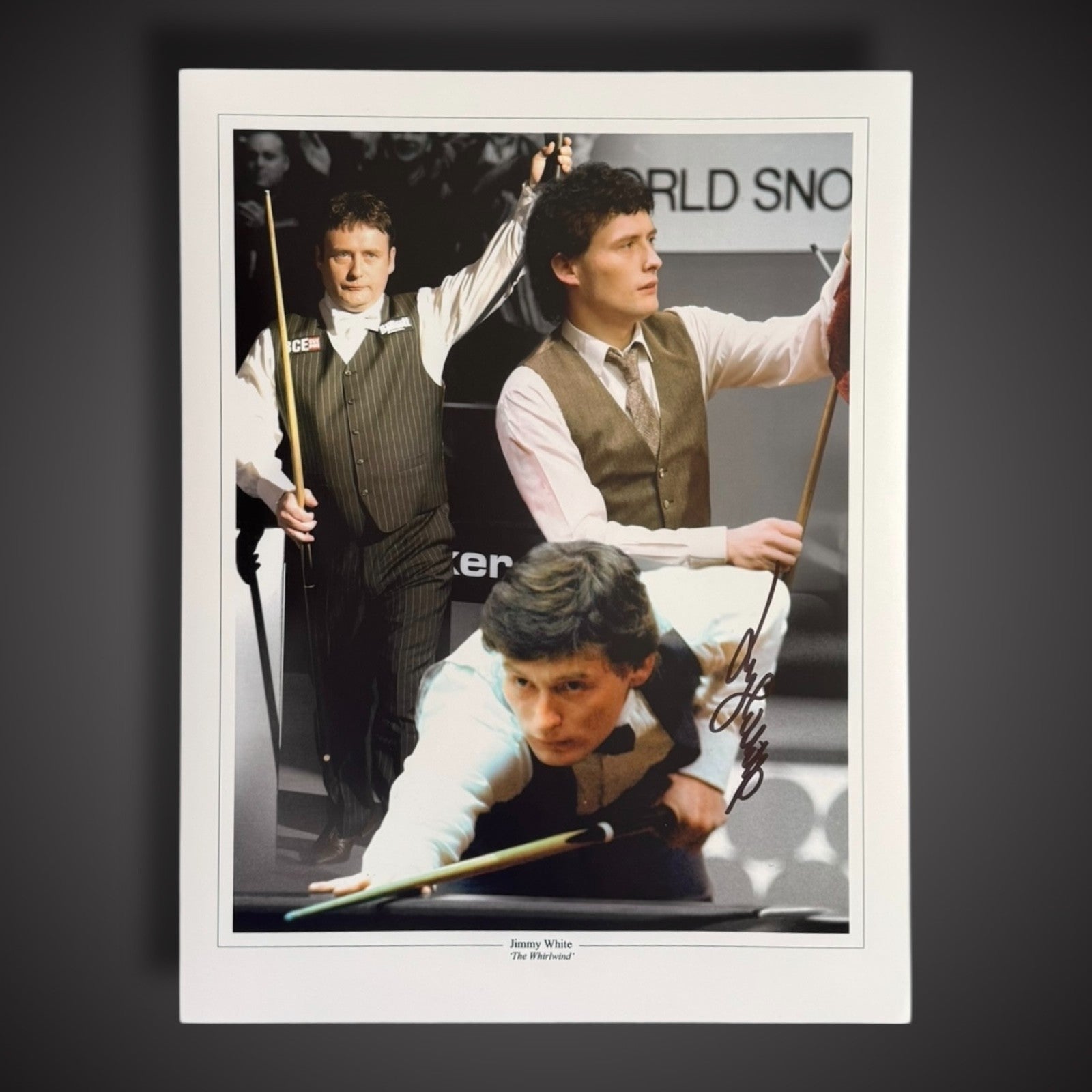 Jimmy White Hand Signed 16x12 Photograph £25 12X160