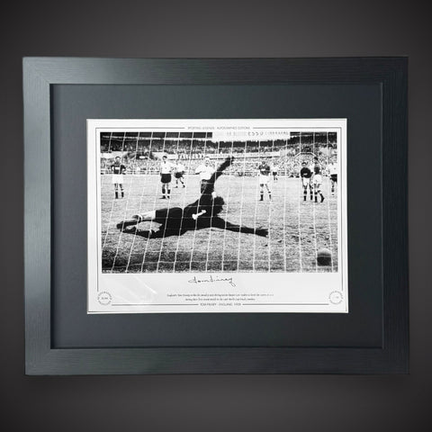 FRAMED Tom Finney Hand Signed Photo England 1958  £450